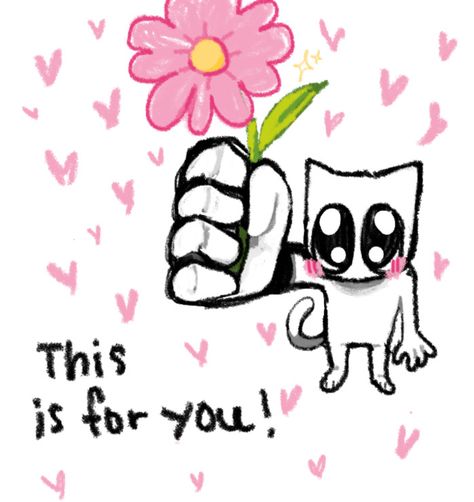 Goofy Drawing, Cat Doodle, Cute Texts For Him, Cute Messages, Funny Doodles, Silly Images, Love My Boyfriend, Mini Drawings, Silly Pictures