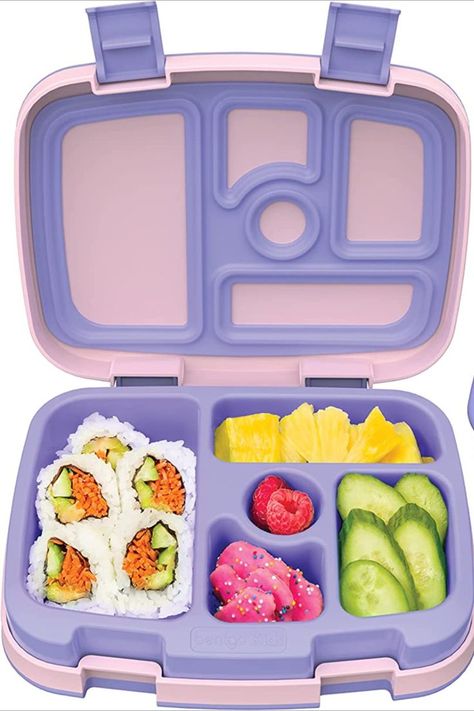 Bentgo® Kids Prints Leak-Proof, 5-Compartment Bento-Style Kids Lunch Box - Ideal Portion Sizes for Ages 3 to 7 - BPA-Free, Dishwasher Safe, Food-Safe Materials - 2022 Collection Bentgo Kids, Lunch Box With Compartments, Portion Sizes, Kids Lunchbox, Kids Lunch, Lunch Boxes, Kids Prints, Leak Proof, Carousel