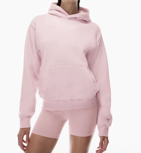 Zara Wardrobe, Aritzia Perfect Hoodie, Aritzia Sweatshirt, Aritzia Hoodie, Aritzia Outfit, Pink Sweatsuit, Sweatsuit Outfit, Matching Sweats, Bday List