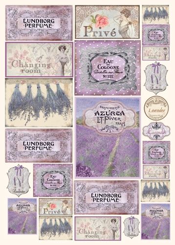 Purple Stickers, Paper Lavender, Rice Paper Decoupage, Free Vintage Printables, Scrapbook Gift, Scrapbook Printing, Scrapbook Stickers Printable, Journaling Cards, Bullet Journal Lettering Ideas