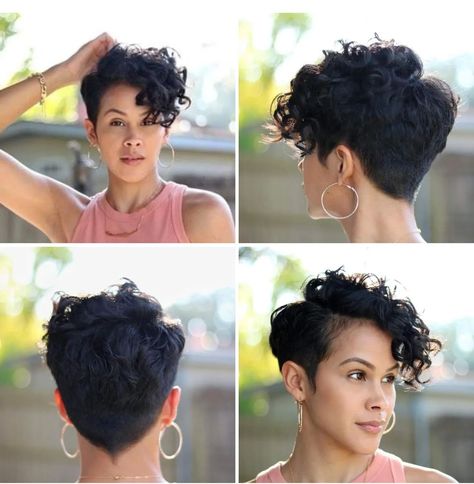 Shirt Hair Cuts, Pixie Cut Curly Hair, Pixie Cut Short, Curly Pixie Hairstyles, Short Curly Pixie, Me Me Me, Curly Pixie Haircuts, Pixie Cuts For Fine Hair, Cuts For Fine Hair