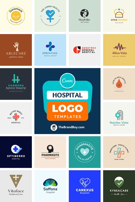 30+ Brilliant Hospital Logo Ideas That You Can Edit And Download Logo For Hospital, Hospital Logo Ideas, Hospital Logo Design Creative, Hospital Graphic Design, Health Logo Ideas, Modern Hospital, Hospital Logo, Clinic Logo, Healthcare Logo