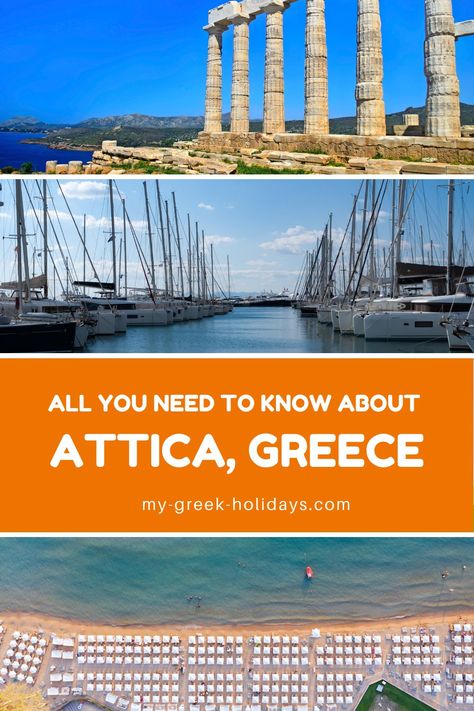 Greece Beautiful Places, Beautiful Places Photography, Attica Greece, Places Photography, Northern Africa, Travel Aesthetics, Greece Travel Guide, Western Asia, Southern Europe