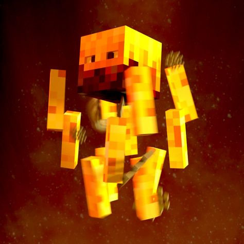 Minecraft Blaze, Block Bench, Minecraft Fanart, Minecraft Animation, Minecraft Drawings, Minecraft Pictures, Minecraft Party, Minecraft Art, Minecraft Fan Art