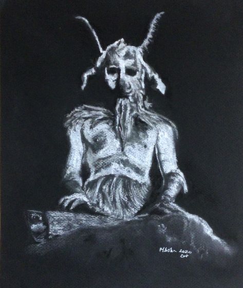 The Goat of Mendes - The Devil Himself! Scary Goat, Illustrated Type, A Handmaids Tale, Goat Of Mendes, Goat Man, Baphomet Goat, Activism Art, Fran Bow, Goat Skull