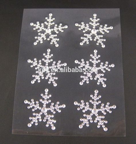 Rhinestone Snowflake, Diy Gem, Snowflake Sticker, Crystal Snowflakes, Twist Braid Hairstyles, Scrapbooking Stickers, Diy Rhinestone, Figure Skating Dresses, Creative Memories