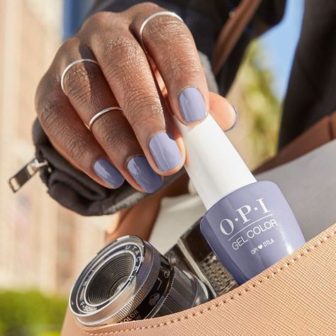 Opi Dtla, Neutral Mani, Opi Gel Nail Polish, Nail Polish Opi, Gel Nail Polish Colors, Fall Nail Trends, Gel Mani, Gray Nails, Opi Nail Polish