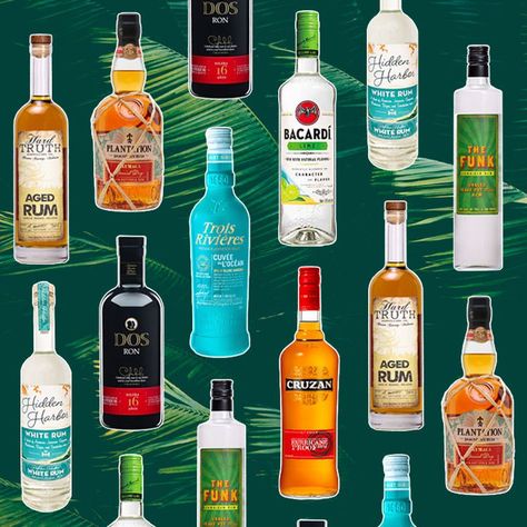 8 Rum Bottles to Try Right Now Rum Punch Cocktail, Cruzan Rum, Cooked Pineapple, Bartender Drinks Recipes, Punch Cocktails, Flavored Rum, Good Rum, Happy Drink, Types Of Cocktails