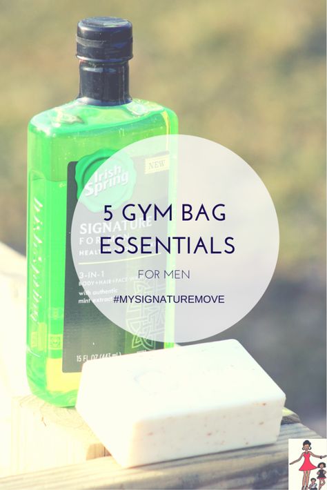 5 Gym Bag Essentials for Men #MySignatureMove #Ad - Rattles & Heels Gym Essentials For Men, Gym Bag Essentials Mens, Gym Showers, Essentials For Men, Surprise Gifts For Him, Gym Bag Essentials, Mens Gym Bag, Gym Wear Men, Mens Gym