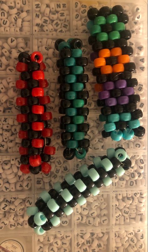 Scene Kandi, Kandi Beads, Kandi Inspo, Kandi Ideas, Kandi Cuff, Kandi Bracelets, Perler Beads, Jewelry Ideas, Cuff