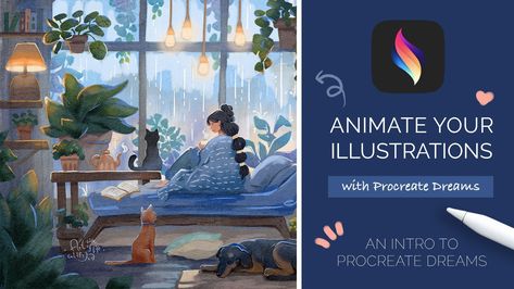 Create Your Own Animation in Procreate Dreams: Add Life to Your Illustrations | Iva Mikles | Skillshare Procreate Dreams, How To Breathe, Animation Ideas, Using Procreate, Create Yourself, Create Your, Create Your Own, Illustrations