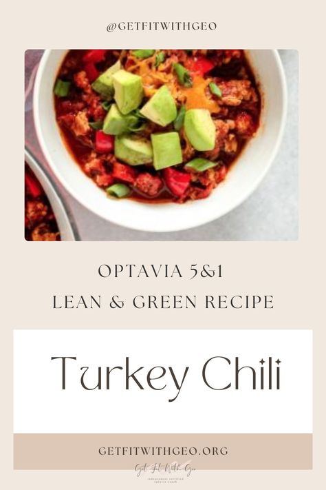 Optavia Lean And Green Recipes 5&1 Slow Cooker, Lean And Green Chili Recipe, Optavia Lean And Green Chili, Optavia Lean And Green Slow Cooker Recipes, Optavia Turkey Chili, Optavia Lean And Green Recipes 5&1 Turkey Chili, Optavia Chili Recipe, 5 And 1 Lean And Green Recipes, Lean And Green Crockpot Meals Optavia