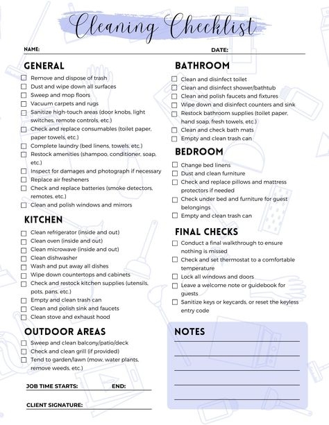 Have you been looking for a way to track cleaning between Airbnb guests? Look no further! You're in the right place if you want a simple Airbnb Cleaning Checklist! This Vacation Rental Housekeeping Checklist is perfect for hosts to manage tenant turnover on their Short Term Rental. You can use the cleaning list to track cleaning tasks and create a guest turnover binder for your cleaner/property manager to use! This listing is for a digital download. You will receive 1 PDF that you can print over Rental Cleaning Checklist, Vacation Cleaning Checklist, Cleaning Airbnb, Cleaning Business Checklist, Air Bnb Cleaning Checklist, Airbnb Turnover Checklist, Airbnb Cleaning Checklist, Airbnb Checklist For Host, Short Term Rental Checklist