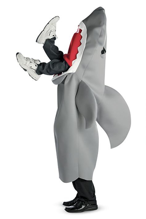 Man Eating Shark Costume for Adults | Chasing Fireflies Shark Halloween Costume, Shark Dress, Shark Costume, Man Eating, Shark Costumes, Shark Man, Funny Dresses, Holiday Costumes, Funny Costumes