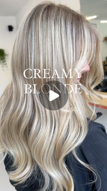 Becki Beavan 🐝 🇬🇧 on Instagram: "As hair colour trends change this one never goes out of style.   I’ve got such an obsession with the simplicity of a clean & creamy blonde 🩷  Top tips for creating brightness:  Fine sections with your highlights   Heavy saturation   Use a @boards_by.b   Add lowlights for contrast" Highlights Lowlights Blonde, Bright Creamy Blonde Hair, Hair Colour Trends, Cool Blonde Highlights, Bronde Hair, Creamy Blonde, Colour Trends, Highlights And Lowlights, Cool Blonde