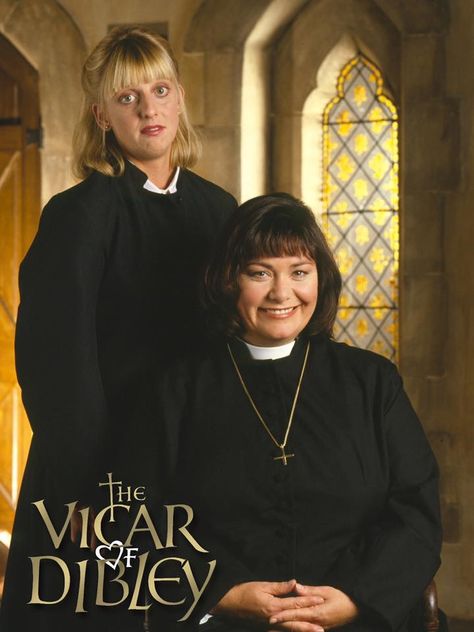 The Vicar Of Dibley The Vicar Of Dibley, English Comedy, Dawn French, Vicar Of Dibley, British Tv Comedies, British Sitcoms, British Humor, Classic Comedies, British Comedy