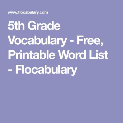 8th Grade Spelling Words, Third Grade Vocabulary Words, 4th Grade Vocabulary Words, 3rd Grade Words, Summer Learning Activities, Classroom Lesson Plans, Grade Spelling, Vocabulary Lessons, 5th Grade Reading