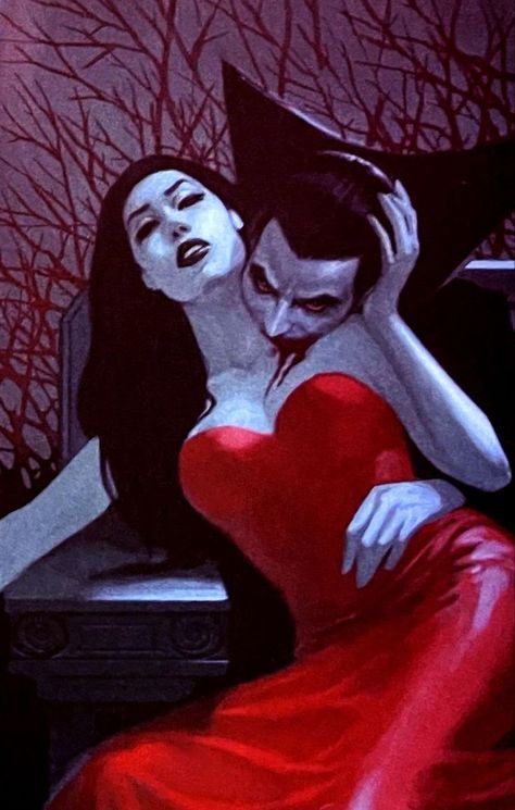 Choose Her, Vampire Romances, Vampire Love, Why Her, Vampires And Werewolves, Vampire Art, Romance Art, Goth Art, Gothic Aesthetic