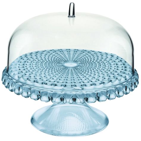 Guzzini 2 Piece Small Sea Blue Tiffany Acrylic Cake Stand & Dome Set & Reviews | Temple & Webster Tiffany Blue Cakes, Cake Stand With Cover, Acrylic Cake Stand, Blue Cake Stand, Cake Stand With Lid, Tiffany Cakes, Red Birthday Cakes, Acrylic Cake Stands, Cake Liner