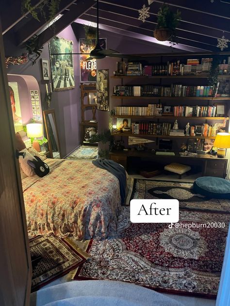 Whimsigoth Room, Dream House Bedroom, Small Room Design Bedroom, Dark Home Decor, Cosy Room, Eclectic Bedroom, Home Decor Sets, Bedroom Renovation, Small Room Design