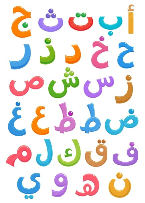 Premium Vector | Arabic alphabet set of arab abc 28 letters cartoon school education activity poster for kids Arabic Letters For Kids, Alphabet Arabic, Motion Images, Arabic Alphabet Letters, Letter Model, Wall Stickers Quotes, Arabic Letters, Alphabet Pictures, Writing Pictures