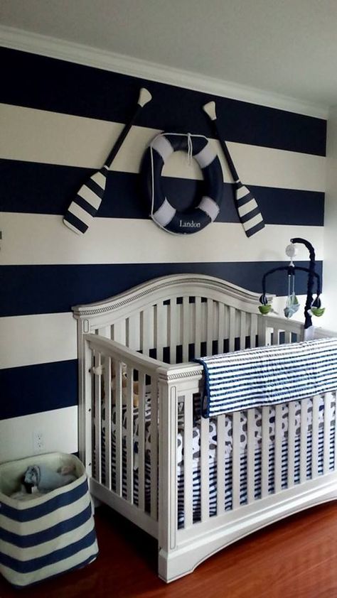 Project Nursery - 10299069_10202133627917331_2512297522475386415_n Nautical Baby Room, Nautical Nursery Boy, Baby Boy Room, Boy Nursery Themes, Baby Boy Nursery Themes, Nautical Bedroom, Baby Boy Bedroom, Nautical Nursery Decor, Baby Boy Bedding