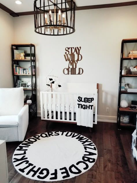 Rockstar Nursery Ideas, Black And White Boho Nursery, Black White And Tan Nursery, Punk Rock Nursery Ideas, Rock And Roll Nursery Theme, Cool Dude Nursery, Skater Boy Nursery, Black And Beige Nursery, Vans Nursery