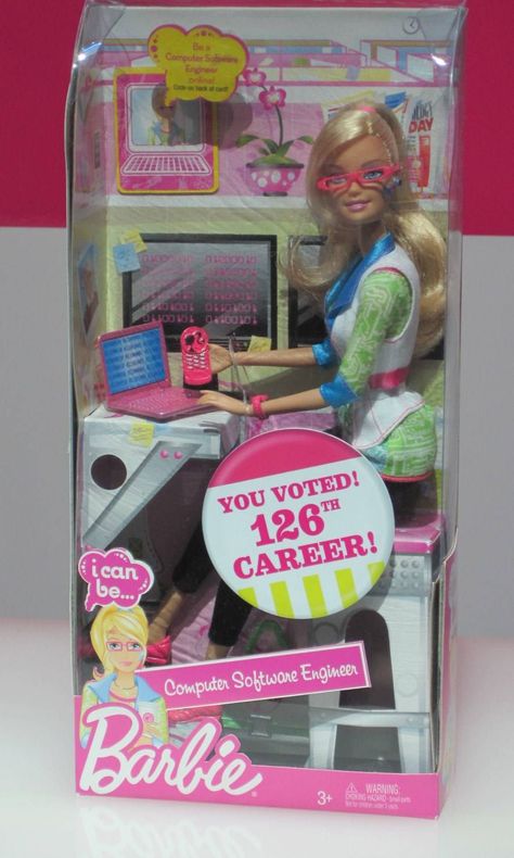 Computer Software Engineer, Barbie Computer, Doll Packaging, 2010 Barbie, Barbie Diy Accessories, New Barbie Dolls, Barbie Books, Barbie 2000, Barbie Doll Set