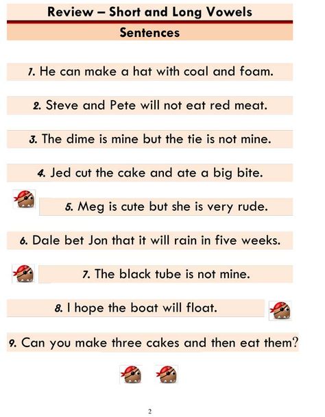 Short and Long Vowels (mixed) - Word List and Sentences - Long Vowels Reading Comprehension, Long Vowel Sounds Sentences, Reading Long Vowels, Long A Sentences, Long Vowel Sentences, Long Vowels Stories, Short Vowels Reading Passages, Long Vowels Reading Passages, O Sound Words Worksheet