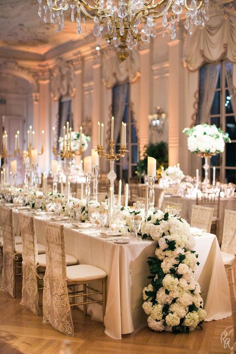 Rosecliff Wedding Taylor & Shannon by Rebecca Arthurs Royal Wedding Decorations, House Ballroom, Rosecliff Mansion Wedding, Royal Wedding Themes, Luxury Event Decor, Rosecliff Mansion, Wedding Decorating, Wedding Decors, Classic Elegant Wedding