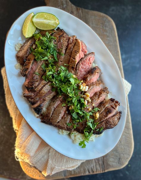 Thai Chile Marinated Flank Steak Chili Lime Marinade, Coconut Lime Rice, Marinade Flank Steak, Lime Marinade, Chili Garlic Paste, Marinated Flank Steak, Drying Cilantro, Cilantro Sauce, Easy Steak