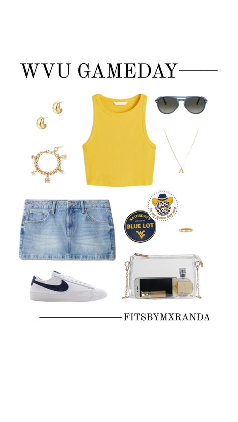 WVU GAMEDAY OUTFIT | curated on ltk #outfitinspo #gameday #gamedayfit #gamedayoutfit #outfit #wvu College Gameday Outfits, Tailgate Outfit, Game Day Outfit, Gameday Outfit, Day Outfit, College Outfits, Your Aesthetic, Creative Energy, Game Day