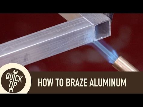 How to "Weld" Aluminum Without a Welder: 7 Steps (with Pictures) Shielded Metal Arc Welding, Aluminum Welding, Welding Aluminum, Welding Training, Welding Jobs, Welding Tips, Welding Ideas, Welding And Fabrication, Welding Table