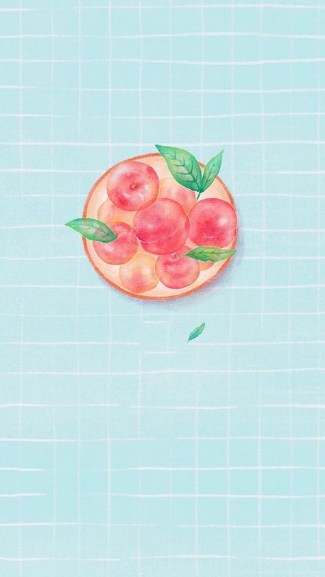 Summer Peach Iphone 5s Aesthetic, Aesthetic Wallpaper For Iphone, Iphone 5s Wallpaper, Home Lock Screen, Aesthetic Galaxy, Peach Aesthetic, Peach Art, Wallpaper For Iphone, Food Wallpaper