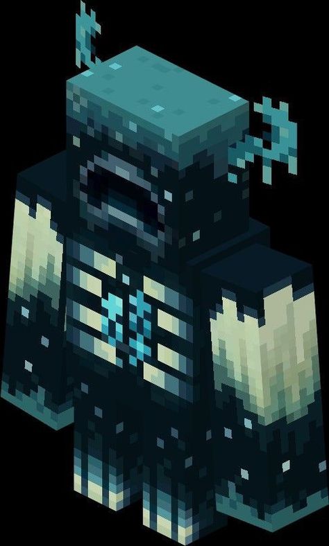 Minecraft Warden Fanart, Warden Minecraft Fanart, Minecraft Animals, Minecraft Fanart, Gamer Tattoos, Epic Fortnite, Japanese Village, Minecraft Drawings, Minecraft Mobs