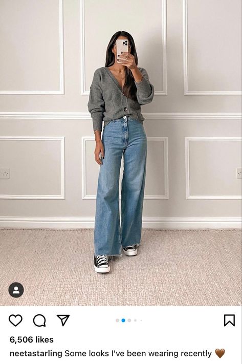 Tuck Cardigan, Mom Jeans, Fashion Outfits, Pants