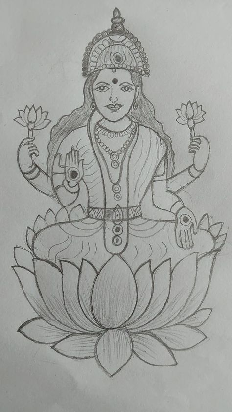 Damru Drawing, Laxmi Drawing, Round Mehndi Design, Maa Laxmi, Poster Rangoli, Front Mehndi Design, Sketch Images, Ram Sita, Agricultural Tools