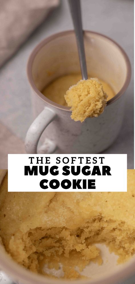 The Softest Sugar Cookie in a Mug ever! - Lifestyle of a Foodie