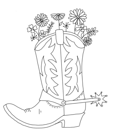 Flower Doodle, Cowgirl Boot, Things To Draw, Flower Doodles, Cowgirl Boots, Cell Phone Cases, To Draw, Cell Phone, Doodles