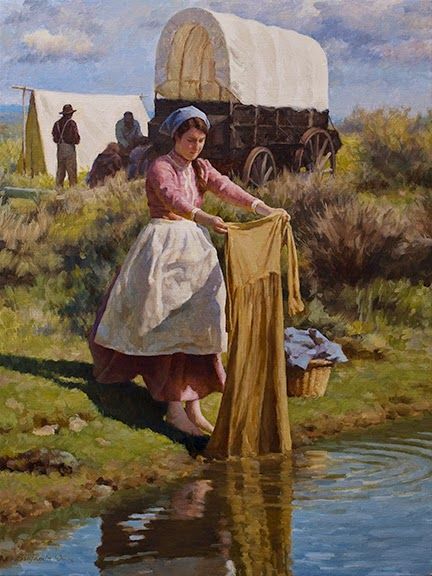 Strangers & Pilgrims on Earth: The Blessings of Old Fashioned Work ~ Part Four Covered Wagon, On Earth, A Woman, Water