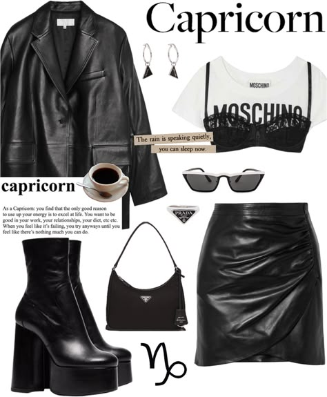 Cap Season Outfit | ShopLook Venus In Capricorn Fashion, Capricorn Wardrobe, Capricorn Venus Style Aesthetic, Venus In Capricorn Style Women, Capricorn Rising Outfits, Capricorn Venus Style Outfits, Capricorn Style Outfits, Venus Capricorn Style, Capricorn Rising Style