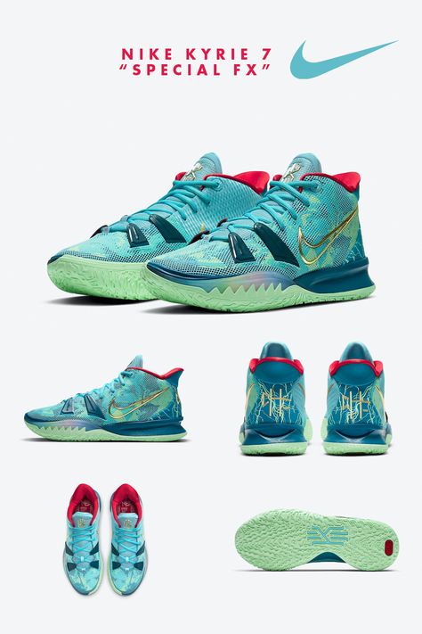 Kyrie Shoes Wallpaper, Luxury Nike Basketball Sneakers, Kyrie 7 Shoes, Kyries Shoes Basketball, Kyrie 8 Infinity, Kyrie 7, Bb Shoes, Basket Nike, Shoe Poster