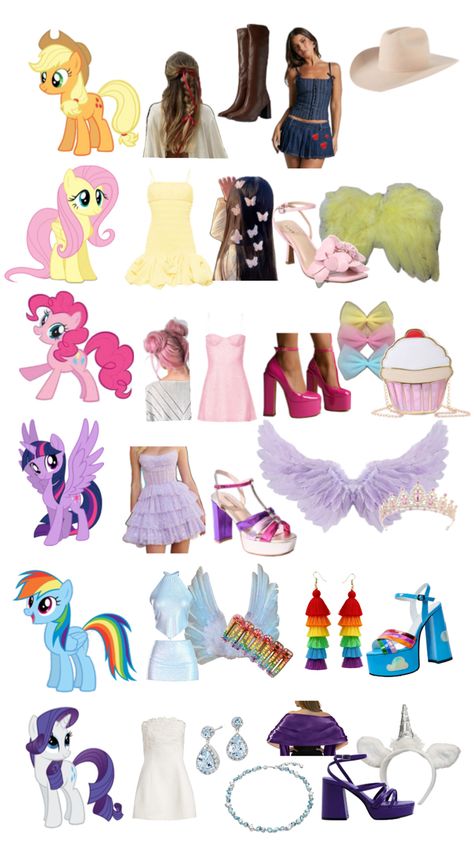 Rarity Costume Ideas, Mlp Costume Group, Halloween Costumes My Little Pony, Twilight Sparkle Costume Diy, My Little Pony Group Costume, My Little Pony Halloween Costume Group, Rarity Halloween Costume, Trio Halloween Costumes Ideas, My Little Pony Costume Women