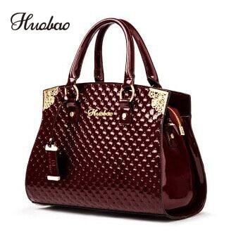 $120.99 · Women Genuine Patent Leather Handbags luxury Shoulder Crossbody Bag Handbag Designer Purse Satchel Messenger Bag Ladies Tote bag - Burgundy Popular Handbags, Handbags Luxury, Patent Leather Handbags, Handbags Affordable, Genuine Leather Handbag, Purses Designer, Branded Handbags, Chanel Handbags, Leather Satchel