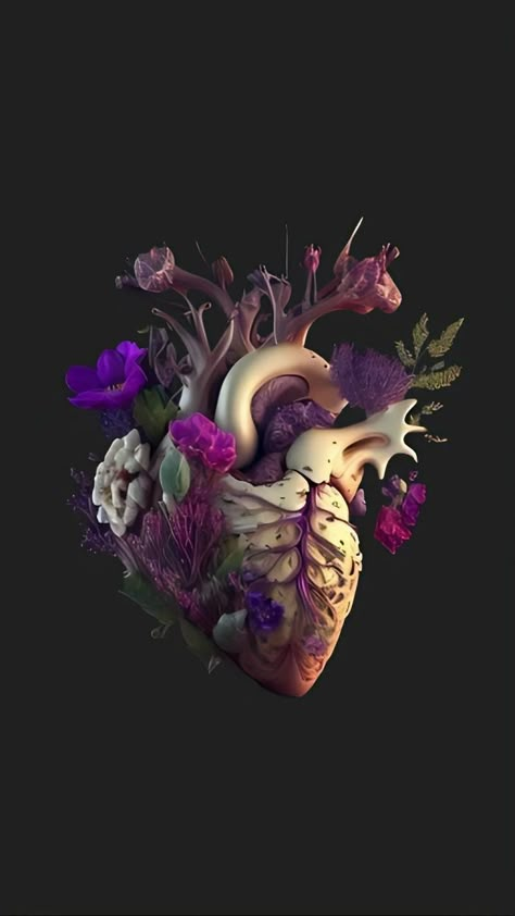 Medical Profile, Htc Wallpaper, Anatomical Heart Art, Heart With Flowers, Surealism Art, Girls With Sleeve Tattoos, طابع بريدي, Meaningful Drawings, Perfectly Timed Photos