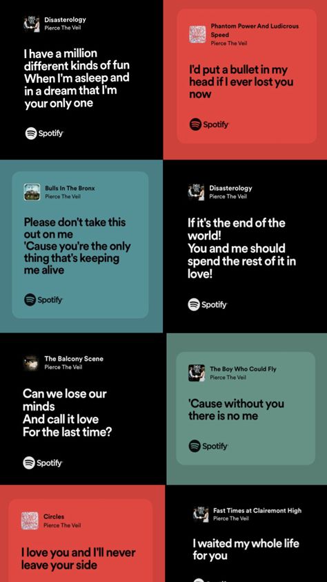 Pierce the veil lyrics😋 Pierce The Veil Quotes, Ptv Lyrics, Pierce The Veil Lyrics, Music Recommendations, Music Mood, Song Lyrics Wallpaper, Pierce The Veil, Badass Quotes, Just Lyrics