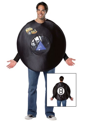 Magic 8 ball costume Magic 8 Ball Costume, 8 Ball Costume, Twister Costume, Toy Costumes, Luigi Costume, Apple Costume, Ball Costume, Video Game Costumes, Costumes For Adults