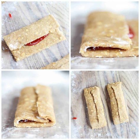 Homemade Nutrigrain Bars Easy, Homemade Nutrigrain Bars, Nutrigrain Bar Recipe, Nutri Grain Bars, Nutrigrain Bars, Strawberry Bars, Cereal Bars, Half Baked, Half Baked Harvest