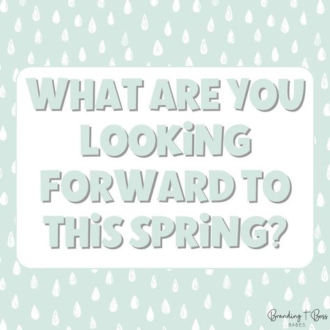 So glad it is finally spring🥳 What are you looking forward to this spring? Boss Babe, Looking Forward, Branding, On Instagram, Quick Saves, Instagram