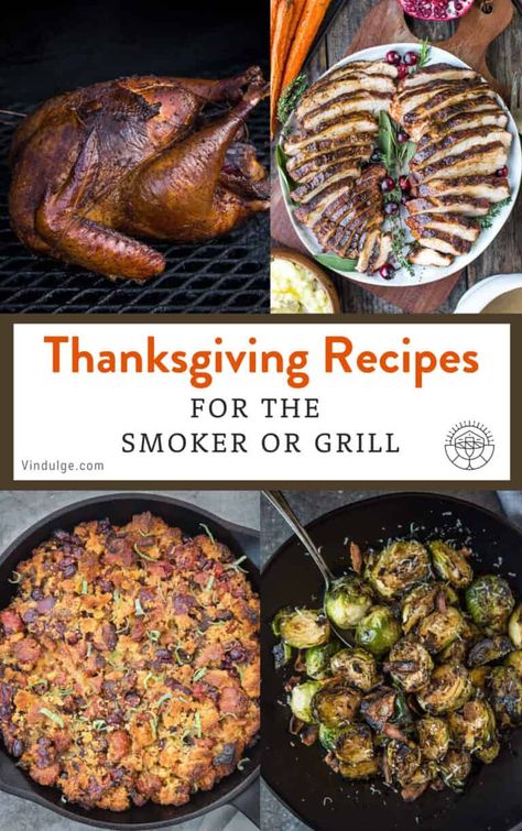 Bbq Thanksgiving, Thanksgiving Vegetables, Grilled Carrots, Grilled Sweet Potatoes, Smoked Turkey Recipes, Stuffing Recipes For Thanksgiving, Grilled Food, Turkey Breast Recipe, Pellet Grill Recipes